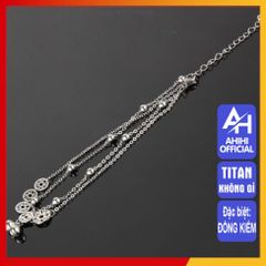 Lắc Chân Nữ Titan Cao Cấp - Thiết Kế Thanh Lịch, Không Gỉ, Dành Cho Phong Cách Thời Trang Sang Trọng, Nhiều Màu Sắc và Kích Cỡ