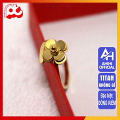 Nhẫn Nữ Titan Cao Cấp - Thiết Kế Thanh Lịch, Không Gỉ, Đặc Biệt Dành Cho Phụ Nữ - Quà Tặng Sang Trọng, Đa Dạng Màu Sắc và Kích Thước
