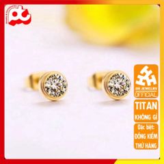 Bông Tai Nữ Titan Cao Cấp - Thiết Kế Thanh Lịch, Sang Trọng, Không Gỉ Cho Phụ Nữ - Quà Tặng Ý Nghĩa