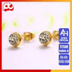 Bông Tai Nữ Titan Cao Cấp - Thiết Kế Thanh Lịch, Sang Trọng, Không Gỉ Cho Phụ Nữ - Quà Tặng Ý Nghĩa