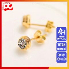 Bông Tai Nữ Titan Cao Cấp - Thiết Kế Thanh Lịch, Sang Trọng, Không Gỉ Cho Phụ Nữ - Quà Tặng Ý Nghĩa
