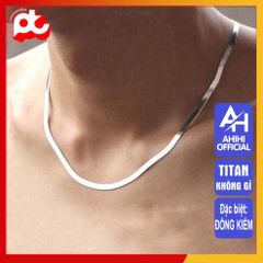 Dây Chuyền Titan Nam Cao Cấp - Phong Cách Mạnh Mẽ, Chống Gỉ Và Trầy Xước, Phụ Kiện Thời Trang Đẳng Cấp, Quà Tặng Ý Nghĩa