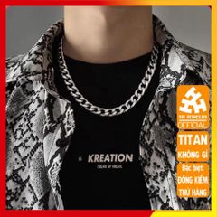 Dây Chuyền Titan Cao Cấp Nam Nữ, Thiết Kế Đẳng Cấp, Bền Bỉ Không Gỉ, Phong Cách Hip Hop, Quà Tặng Ý Nghĩa cho Nam Giới
