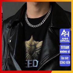 Dây Chuyền Titan Cao Cấp Nam Nữ, Thiết Kế Đẳng Cấp, Bền Bỉ Không Gỉ, Phong Cách Hip Hop, Quà Tặng Ý Nghĩa cho Nam Giới