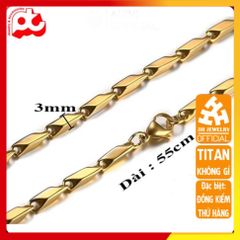 Dây Chuyền Titan Cao Cấp Nam Sang Trọng - Dây Chuyền Thép Không Gỉ, Phong Cách Mạnh Mẽ, An Toàn Cho Da, Quà Tặng Ý Nghĩa