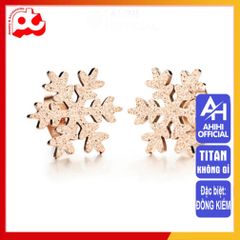 Bông Tai Nữ Titan Cao Cấp - Thanh Lịch, Sang Trọng, Không Gỉ, An Toàn Cho Da - Trang Sức Đẹp Cho Phụ Nữ