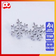 Bông Tai Nữ Titan Cao Cấp - Thanh Lịch, Sang Trọng, Không Gỉ, An Toàn Cho Da - Trang Sức Đẹp Cho Phụ Nữ