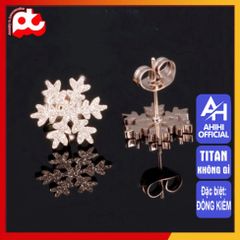 Bông Tai Nữ Titan Cao Cấp - Thanh Lịch, Sang Trọng, Không Gỉ, An Toàn Cho Da - Trang Sức Đẹp Cho Phụ Nữ