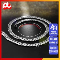 Dây Chuyền Titan Nam Cao Cấp Sang Trọng, Không Gỉ, Phong Cách Mạnh Mẽ - Trang Sức Đẳng Cấp Cho Phái Mạnh 9mm