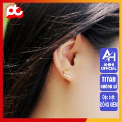 Bông Tai Nữ Titan Cao Cấp - Thanh Lịch, Sang Trọng Chống Gỉ Sét, Phụ Kiện Thời Trang Nữ, Quà Tặng Ý Nghĩa