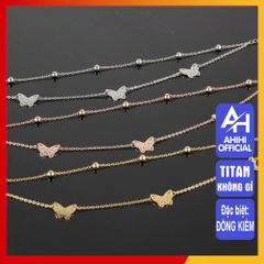 Lắc Chân Nữ Titan Cao Cấp - Thiết Kế Thanh Lịch, Không Gỉ, An Toàn Cho Da, Phụ Kiện Thời Trang Và Quà Tặng Hoàn Hảo