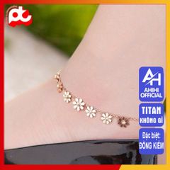 Lắc Chân Nữ Titan Cao Cấp - Thiết Kế Thanh Lịch, Bền Bỉ, Không Gỉ, Phụ Kiện Thời Trang Đẹp - Quà Tặng Ý Nghĩa Dành Cho Nữ