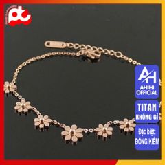Lắc Chân Nữ Titan Cao Cấp - Thiết Kế Thanh Lịch, Bền Bỉ, Không Gỉ, Phụ Kiện Thời Trang Đẹp - Quà Tặng Ý Nghĩa Dành Cho Nữ