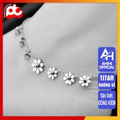 Lắc Chân Nữ Titan Cao Cấp - Thiết Kế Thanh Lịch, Bền Bỉ, Không Gỉ, Phụ Kiện Thời Trang Đẹp - Quà Tặng Ý Nghĩa Dành Cho Nữ