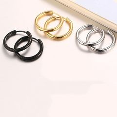 Bông Tai Nam Titan Cao Cấp - Thiết Kế Nam Tính Đẳng Cấp, Không Gỉ, Màu Vàng - Phụ Kiện Thời Trang Nam Tính