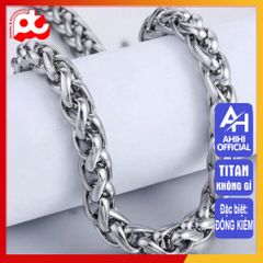Dây Chuyền Titan Nam Cao Cấp 7mm - Phong Cách Sang Trọng Chống Gỉ Sét - Trang Sức Nam Đẳng Cấp, An Toàn Cho Da