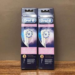 Đầu bàn chải đánh răng điện Oral-B thay thế - Bộ 8 đầu mềm an toàn cho nướu, thiết kế làm sạch hiệu quả cho cả trẻ em và người lớn