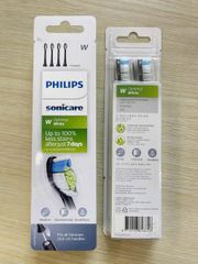 Đầu Bàn Chải Sonic W4 Philips HX6064/96 - Set 4 Cái, Công Nghệ Sóng Âm, Làm Sạch Sâu Kẽ Răng, Giữ Răng Trắng, Tương Thích Philips Sonicare