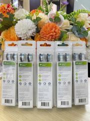 Đầu Bàn Chải Sonic W4 Philips HX6064/96 - Set 4 Cái, Công Nghệ Sóng Âm, Làm Sạch Sâu Kẽ Răng, Giữ Răng Trắng, Tương Thích Philips Sonicare