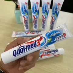 Kem Đánh Răng ODOL Med 3 - Công Thức 3 Trong 1 Ngừa Sâu Mịn Răng, Bảo Vệ Nướu, Hơi Thở Thơm Mát - Hàng Nhập Khẩu UK