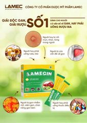 Viên Uống Giải Rượu Gan Lamec - Hỗ Trợ Giải Độc Gan, Bảo Vệ Men Gan, Sản Phẩm Chính Hãng cho Sức Khỏe Tối Ưu