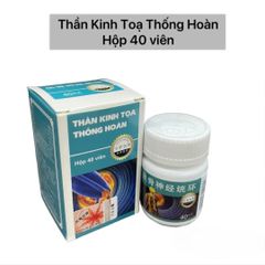 Viên Uống Hỗ Trợ Xương Khớp Thần Kinh Tọa Thống Hoàn - Giảm Đau Lưng, Viêm Khớp, Tê Bì Chân Tay - Hộp 40 Viên Từ Malaysia