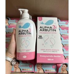 Sữa Dưỡng Thể Alpha Arbutin Collagen 500ml - Dưỡng Trắng Da Mịn Màng, Chống Lão Hóa - Chính Hãng Thai Lan