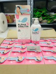 Sữa Dưỡng Thể Alpha Arbutin Collagen 500ml - Dưỡng Trắng Da Mịn Màng, Chống Lão Hóa - Chính Hãng Thai Lan