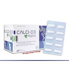 Viên uống Calci-D3 Abipha 60 viên - Bổ sung Canxi & Vitamin D3 cho sức khỏe xương, hỗ trợ phát triển chiều cao, ưu đãi giá tốt nhất