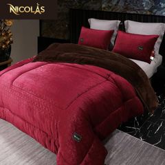 Chăn lông cừu cao cấp NICOLAS CASPER LUXURY 200x230cm - Sang trọng, êm ái, chống khuẩn, phù hợp cho giấc ngủ như ở resort 5 sao