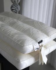 Gối Xơ Đậu Organic 100% - Gối Ngủ Êm Ái, An Toàn, Chuyên Dụng Cho Người Đau Mỏi Vai Gáy - Kích Thước Chuẩn 48x74cm
