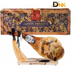 Đùi Heo Đen Muối Deraza Iberico Paleta Bone-in - Thịt Muối Cao Cấp Từ Tây Ban Nha, Hương Vị Béo Ngậy, Biếu Tặng Sang Trọng