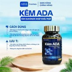 Kẽm ADA Zinc 150, hộp 60 viên dùng được 2 tháng (hàng date mới)