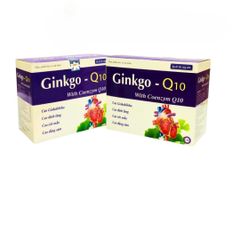 Viên Uống Ginkgo Q10 Tăng Cường Trí Nhớ, Giảm Đau Đầu Và Chóng Mặt - Hỗ Trợ Hệ Thần Kinh, Hộp 60 Viên