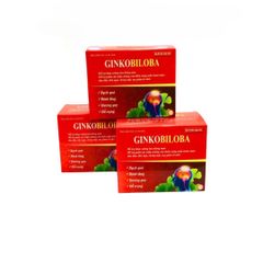 Viên Uống GINKOBILOBA Cao Bạch Quả & Đinh Lăng - Hỗ Trợ Giấc Ngủ, Giảm Đau Đầu - Hộp 60 Viên Nang Mềm