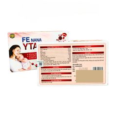 Viên uống bổ sung Sắt FE NANA YTALIA 60 viên - Hỗ trợ giảm nguy cơ thiếu máu, cung cấp Acid Folic và Vitamin B cho cơ thể.