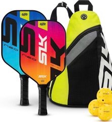 Bộ sản phẩm vợt Pickleball 2024 SLK Neo by Selkirk - 2 vợt, 1 túi, 3 bóng - Dành cho người mới bắt đầu, chất lượng đảm bảo, USAP Approved