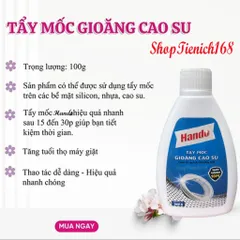 Tẩy Mốc Gioăng Cao Su Hando 100G - Diệt Nấm Mốc, Khử Mùi, Vệ Sinh Dễ Dàng Cho Máy Giặt, Tủ Lạnh, Nhà Tắm