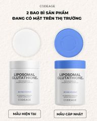 Viên uống trắng da Codeage 1000mg Liposomal Glutathione - Hỗ trợ làm sáng da, hộp 60 viên, không GMO, sản xuất tại Mỹ