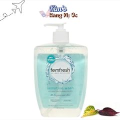 Dung dịch vệ sinh phụ nữ cho da nhạy cảm Femfresh 600ml - Chiết xuất hoa sen và lô hội, sạch nhẹ dịu dàng cho vùng kín nhạy cảm