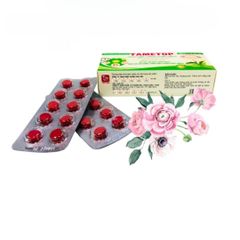 Viên Uống TAMETOP Tâm Việt - Hỗ Trợ Tăng Đề Kháng và Giảm Nhiệt Miệng - Hộp 30 Viên Bổ Sung Vitamin C, Rutin Cho Gia Đình
