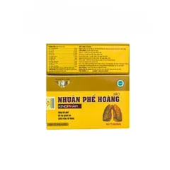 Siro Nhuận Phế Hoàng Kingphar Ít Đường - Hỗ Trợ Giảm Đau Họng & Ho Kéo Dài - Hộp 20 Ống X5ml
