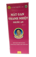 Siro Mát Gan Giải Độc Phước An 280ml - Thực Phẩm Chức Năng Hỗ Trợ Tăng Cường Chức Năng Gan, Thanh Nhiệt, Giải Độc Hiệu Quả