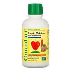 Siro ChildLife Calcium & Magnesium Vị Cam - Vitamin Tổng Hợp Hỗ Trợ Phát Triển Xương Cho Bé - Sản Phẩm Chất Lượng Từ Mỹ