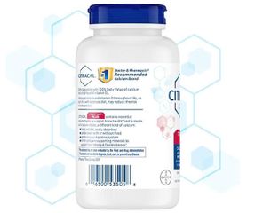 Viên uống bổ sung canxi Citracal Maximum Plus Bayer 280 viên - Hỗ trợ xương khớp và phát triển cơ bắp, Dễ hấp thu và an toàn.