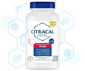 Viên uống bổ sung canxi Citracal Maximum Plus Bayer 280 viên - Hỗ trợ xương khớp và phát triển cơ bắp, Dễ hấp thu và an toàn.