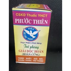 Trừ Phong Giải Độc Hoàn Phước Thiên - Hộp 6 Gói Hỗ Trợ Sức Khỏe Gan, Giải Độc, Tăng Cường Miễn Dịch, Thanh Nhiệt