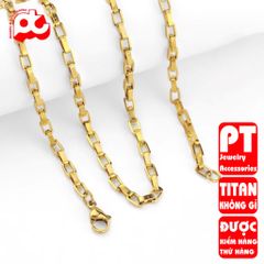 Dây Chuyền Titan Nam Cao Cấp - Phong Cách Mạnh Mẽ, Chống Trầy Xước, Dành Cho Phái Mạnh - Thời Trang Đẳng Cấp 3mm PTDCNA169