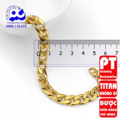 Lắc Tay Nam Titan Cao Cấp - Phụ Kiện Thời Trang Sang Trọng Không Gỉ Cho Phái Mạnh - Đẳng Cấp, Bền Bỉ, An Toàn Cho Da