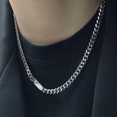 Vòng Tay Khắc Tên Thép Titan Cao Cấp - Vòng Cổ Nam Nữ Cuba Thời Trang Tùy Chỉnh Độc Đáo